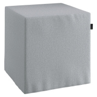 Dekoria Sedák Cube - kostka pevná 40x40x40, šedá, 40 x 40 x 40 cm, Amsterdam, 704-55
