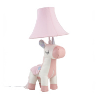 Dětská stolní lampa Jednorožec růžová - Elsa