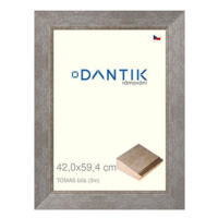 DANTIK rámeček 42 × 59,4, TOMAS bílý velký plexi čiré