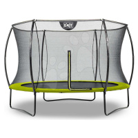 Trampolína s ochrannou sítí Silhouette trampoline Exit Toys kulatá průměr 305 cm zelená