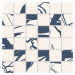 Mozaika Rako Lint modrá 30x30 cm mat / lesk WDM05676.1