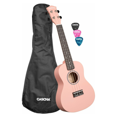 Cascha CUC107 Linden Pink Koncertní ukulele