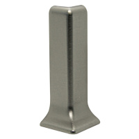 Roh k soklu Progress Profile vnější nerez mat silver, výška 60 mm, REZCTACS605