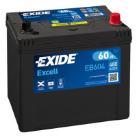 Exide Excell 12V 60Ah 390A EB604