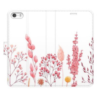 iSaprio flip pouzdro Pink Flowers 03 pro iPhone 5/5S/SE