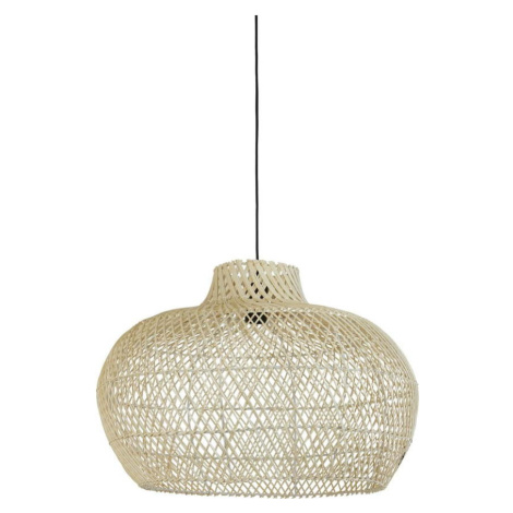 Závěsné svítidlo v přírodní barvě s ratanovým stínidlem ø 60 cm Charita – Light & Living