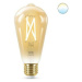 LED Žárovka WiZ Tunable White Filament Amber 8718699787233 E27 ST64 6,7-50W 640lm 2000-5000K, st
