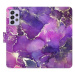 iSaprio flip pouzdro Purple Marble pro Samsung Galaxy A52 / A52 5G / A52s