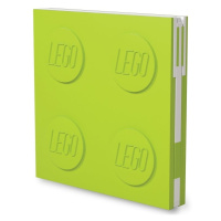 LEGO® Zápisník s gelovým perem jako klipem - světle zelený