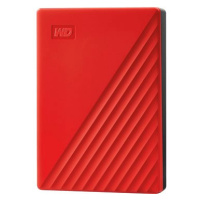 WD My Passport 4TB, červený