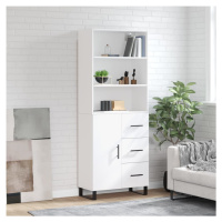 vidaXL Skříň highboard bílá 69,5 x 34 x 180 cm kompozitní dřevo