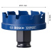 Děrovka Bosch EXPERT Sheet Metal Dostupné varianty: Děrovka Bosch EXPERT Sheet Metal 51 mm