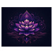 Obrazy na stěnu - Abstrakt - lotosový květ Rozměr: 40x50 cm, Rámování: bez rámu a bez vypnutí pl
