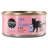 Cosma Thai/Asia v želé 6 x 170 g - Tuňák s lososem