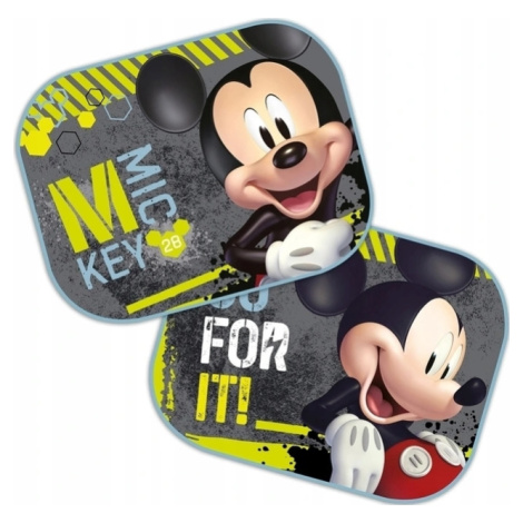 Disney Stínítko do auta boční 2 ks - Mickey Mouse, Go for it!