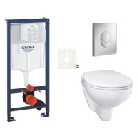 Závěsný wc set do lehkých stěn / předstěnová montáž Grohe Bau Ceramic SIKOGRSBAUSAP00