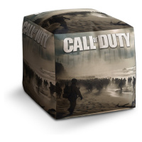 Sablio Taburet Cube Call of Duty Normandie: 40x40x40 cm