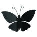 Nástěnná 3D dekorace Crearreda SD Black Butterflies 24002 Černí motýli