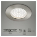 BRILONER LED vestavné svítidlo, pr. 10 cm, 10,5 W, matný nikl IP44 BRI 7206-012