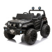 Mamido Dětské elektrické auto Jeep Off Road 4x4 lakované černé