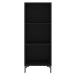 vidaXL Skříň highboard černá 34,5x32,5x180 cm kompozitní dřevo