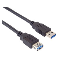 PremiumCord USB 3.0 prodlužovací A-A černý 5m