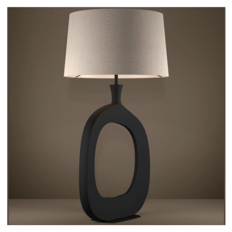 Eglo Eglo 390424 - Stolní lampa DIEZMA 1xE27/60W/230V 88 cm černá/krémová