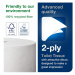 120272 Tork Advanced toaletní papír - Jumbo role, 2 vrstvy, 1800 út., bílá, 1 x 6, T1