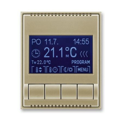 ABB Time, Time Arbo termostat pokojový šampaňská 3292E-A10301 33 programovatelný