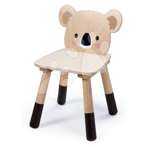 Dřevěná židle medvídek Forest Koala Chair Tender Leaf Toys pro děti od 3 let