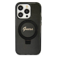 Guess Ring Stand Glitter Pouzdro pro Magsafe pro iPhone 12/12 Pro