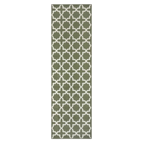 Zelený koberec běhoun 200x80 cm Glam - Hanse Home