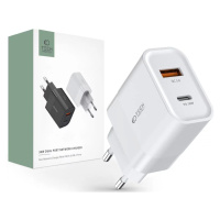 Nabíječka TECH-PROTECT C30W 2-PORT NETWORK CHARGER PD30W/QC3.0 WHITE (9589046926792)