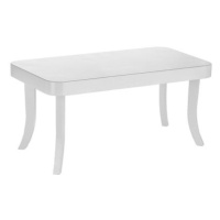 Somebunny Dětský obdélníkový stůl bílé nožičky - Drevo, 37 + 47 cm