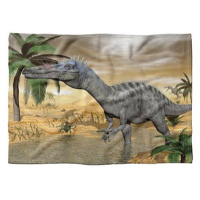 IMPAR Fleecová deka Dinosaurus, 150 × 120 cm