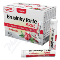 Brusinky Forte Akut 1500mg + D-Manosa 10 ampulí