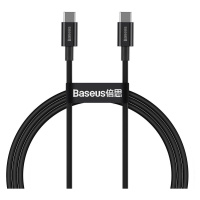 Kabel USB-C na USB-C Baseus Superior Series, 100 W, 1 m (černý)