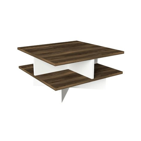 VerdeDesign Hamilton konferenční stolek, ořech/bílá mat