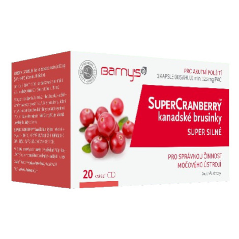 Barny's SuperCranberry™ kanadské brusinky super silné 20 kapslí Barny´s