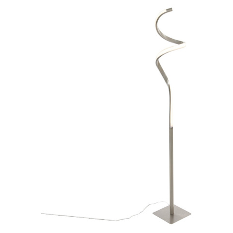 Designová stojací lampa z oceli včetně LED s dotykovým stmívačem - Ruta TRIO