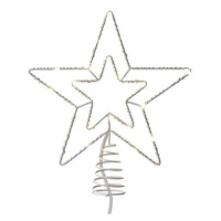 EMOS Standard LED spojovací vánoční hvězda, 28,5 cm, venkovní i vnitřní, teplá bílá