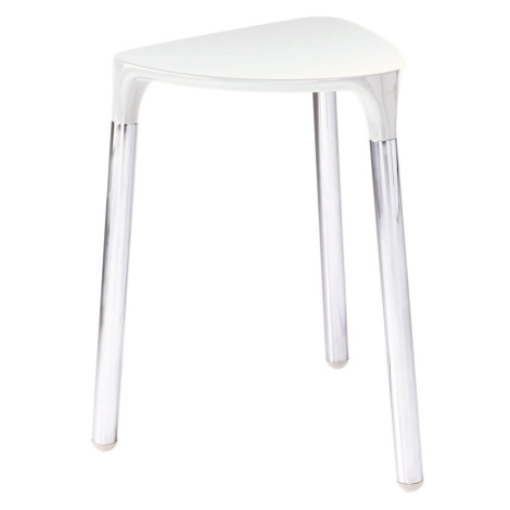YANNIS koupelnová stolička 37x43,5x32,3 cm, bílá 217202 Gedy