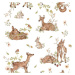 Dětská tapeta Dekornik Deer Meadow, 50 x 280 cm