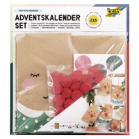 Adventní kalendář - set - papírové sáčky - 216 ks 