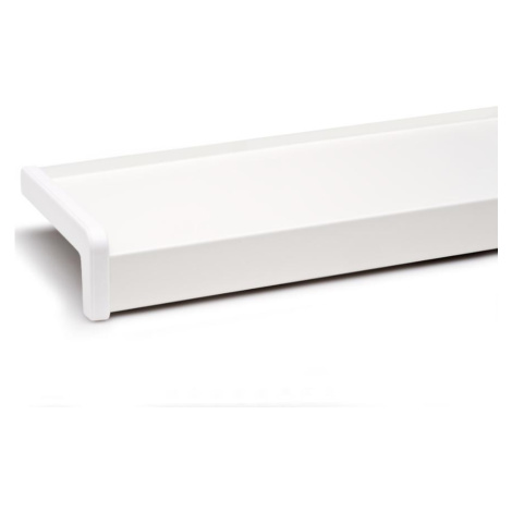 Ocelový parapet bílý 25X120 BAUMAX