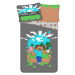 Jerry Fabrics Bavlněné povlečení 140x200 + 70x90 cm - Minecraft Adventure