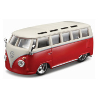 Bburago 1:32 Plus Volkswagen Van Samba Red