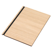 Dřevěná deska na menu A5 - dub