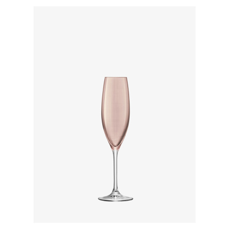 Sklenice na šampaňské Polka, 225 ml, metalická, set 4 ks - LSA International