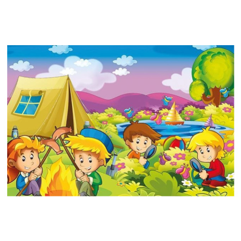 ART PUZZLE Dřevěné puzzle Zvědaví táborníci 25 dílků